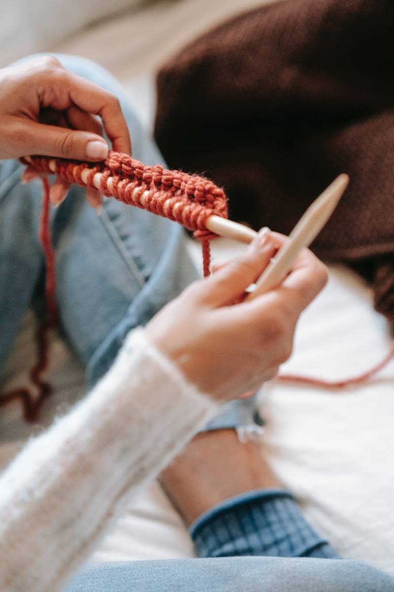 débuter le tricot avec de la grosse laine 